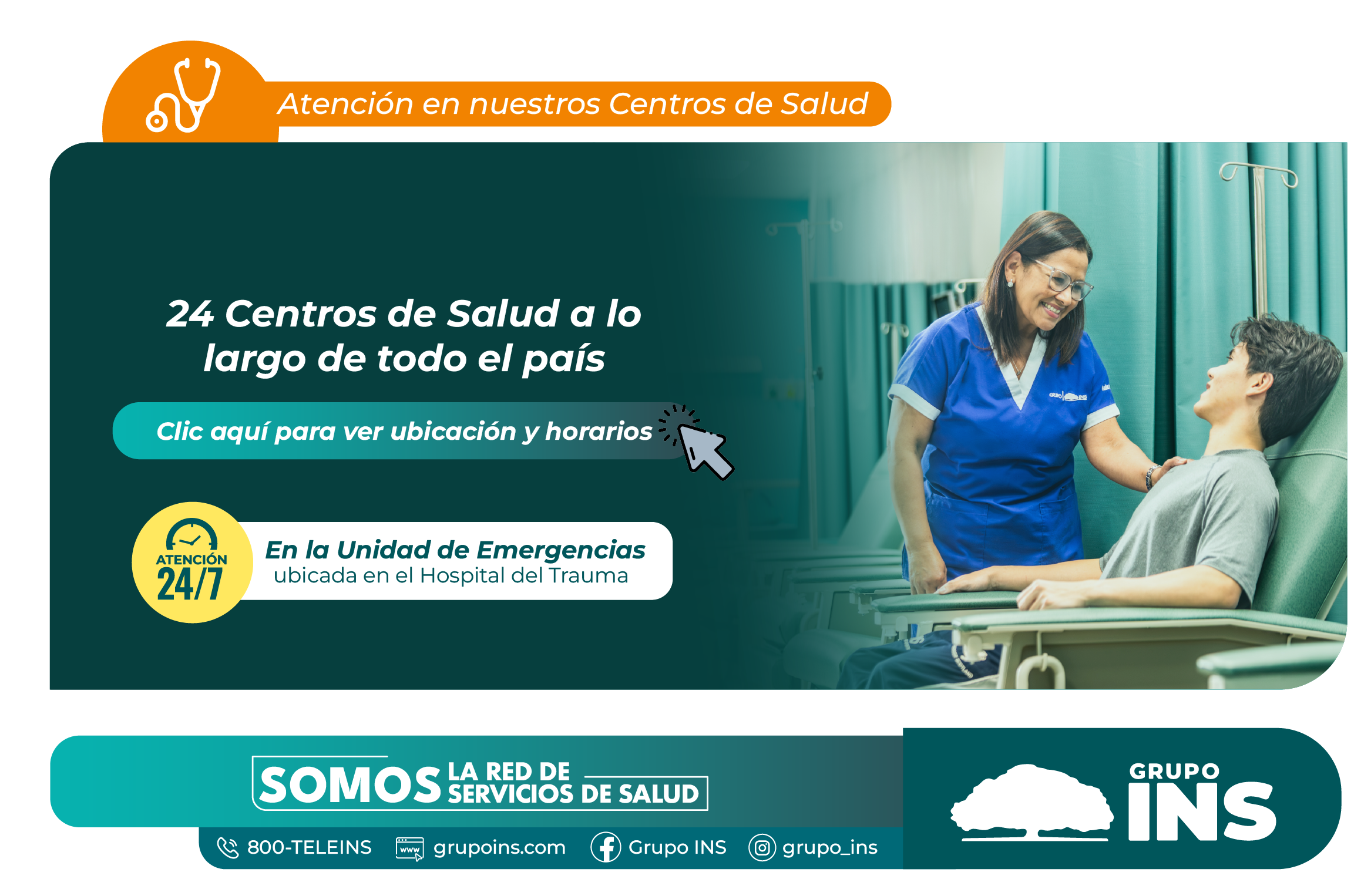 Ubicación y horarios de nuestros centros de salud. Atención 24/7 en Emergencias del Hospital del Trauma