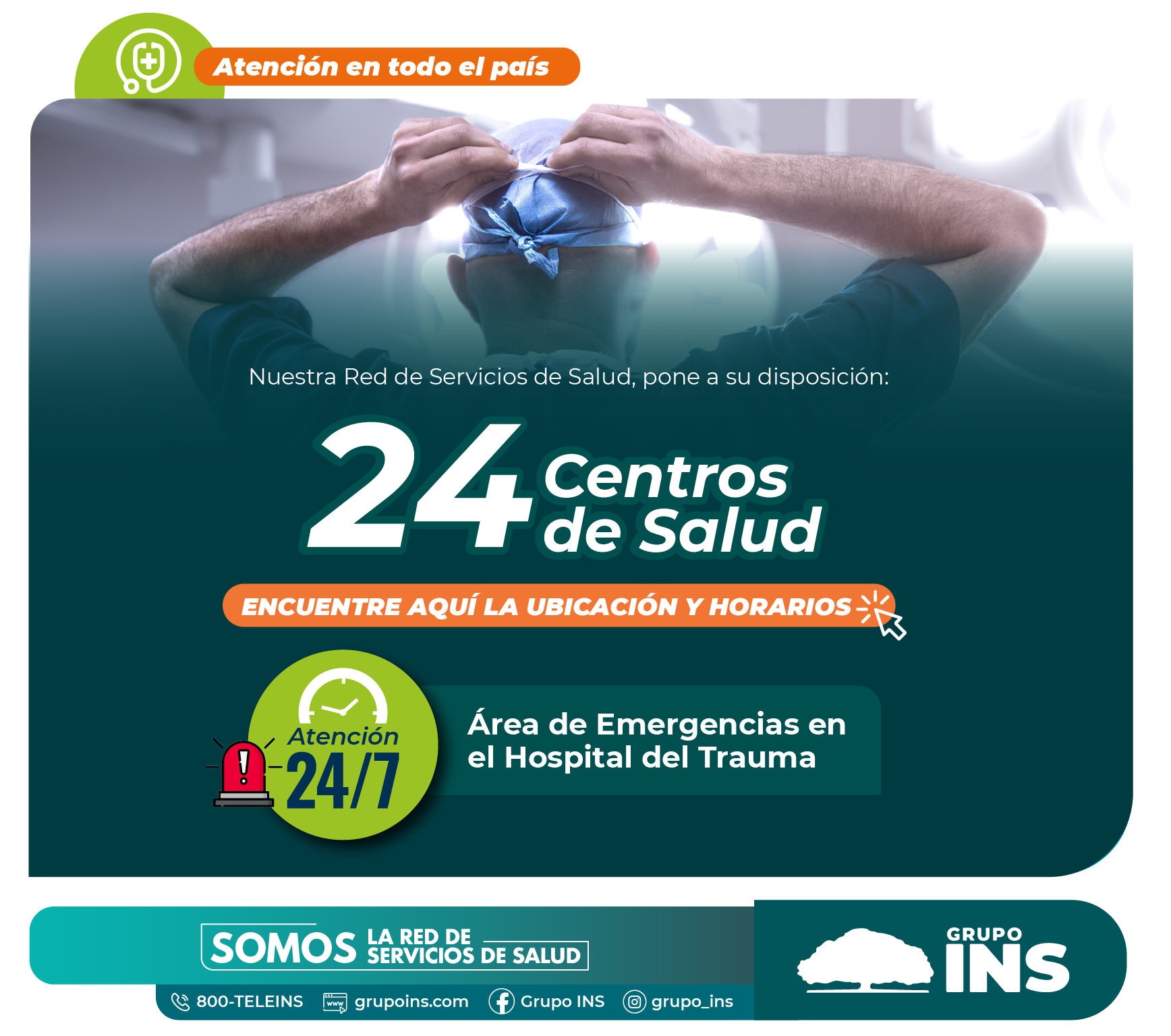 Atención de póliza de chequeos médicos en Centros de Salud y emergencias Hospital del Trauma