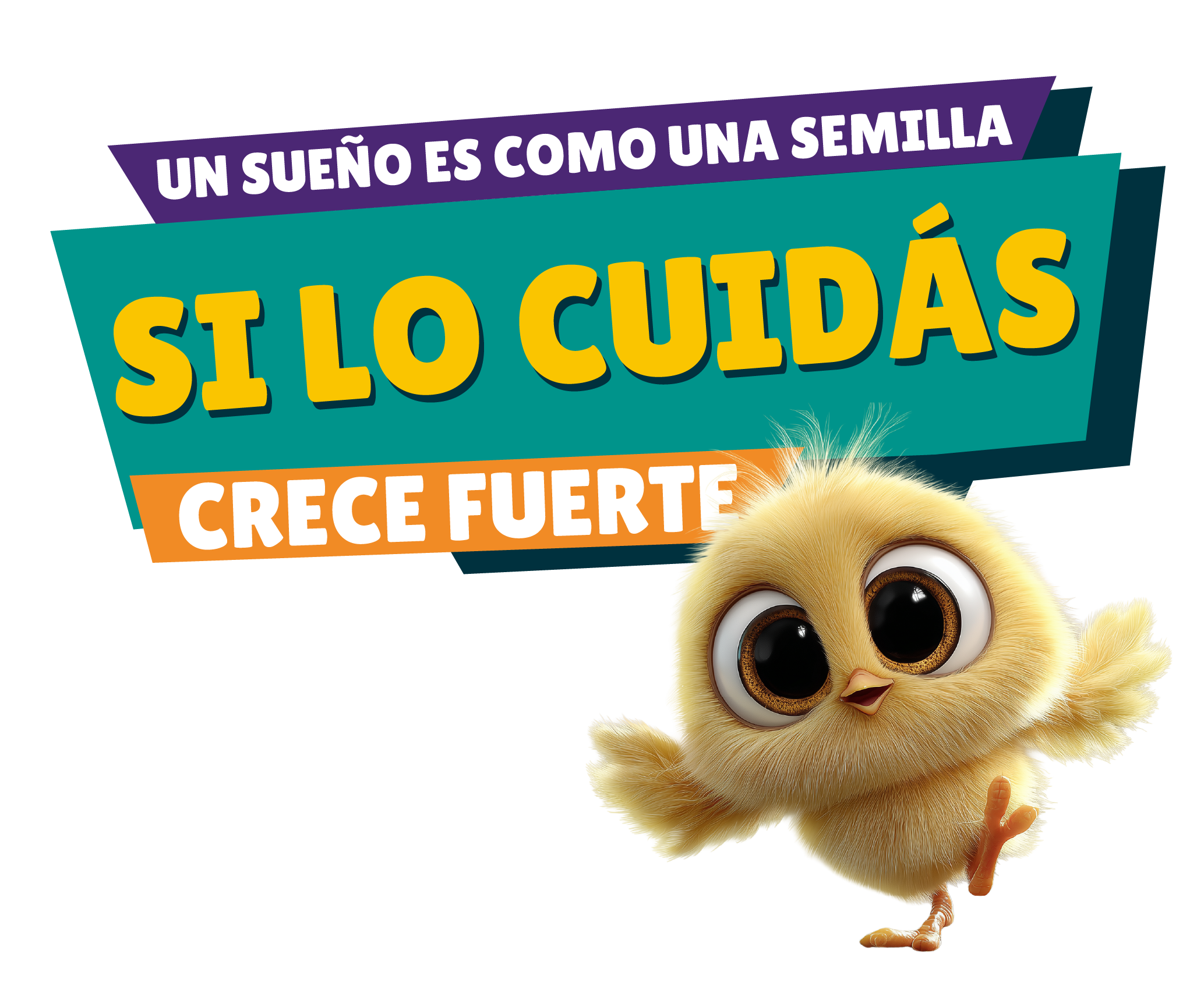 Frase: Un sueño es como una semilla si lo cuidás crece fuerte