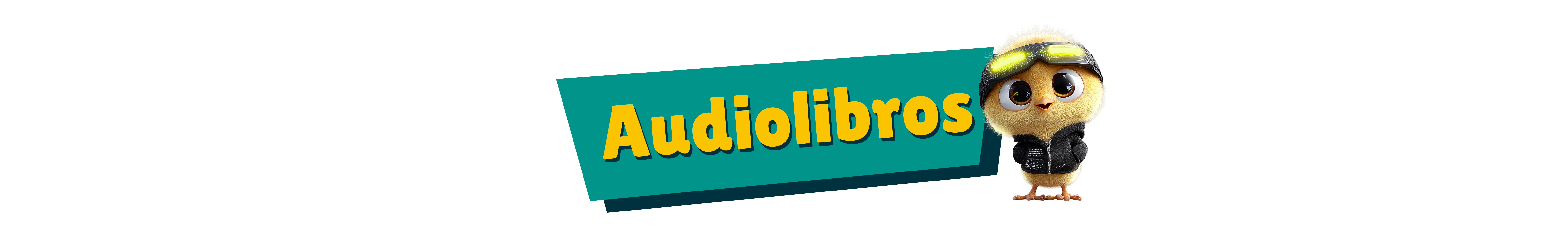 En la imagen se lee: audiolibros