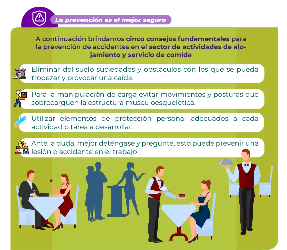 Recomendaciones para prevenir accidentes