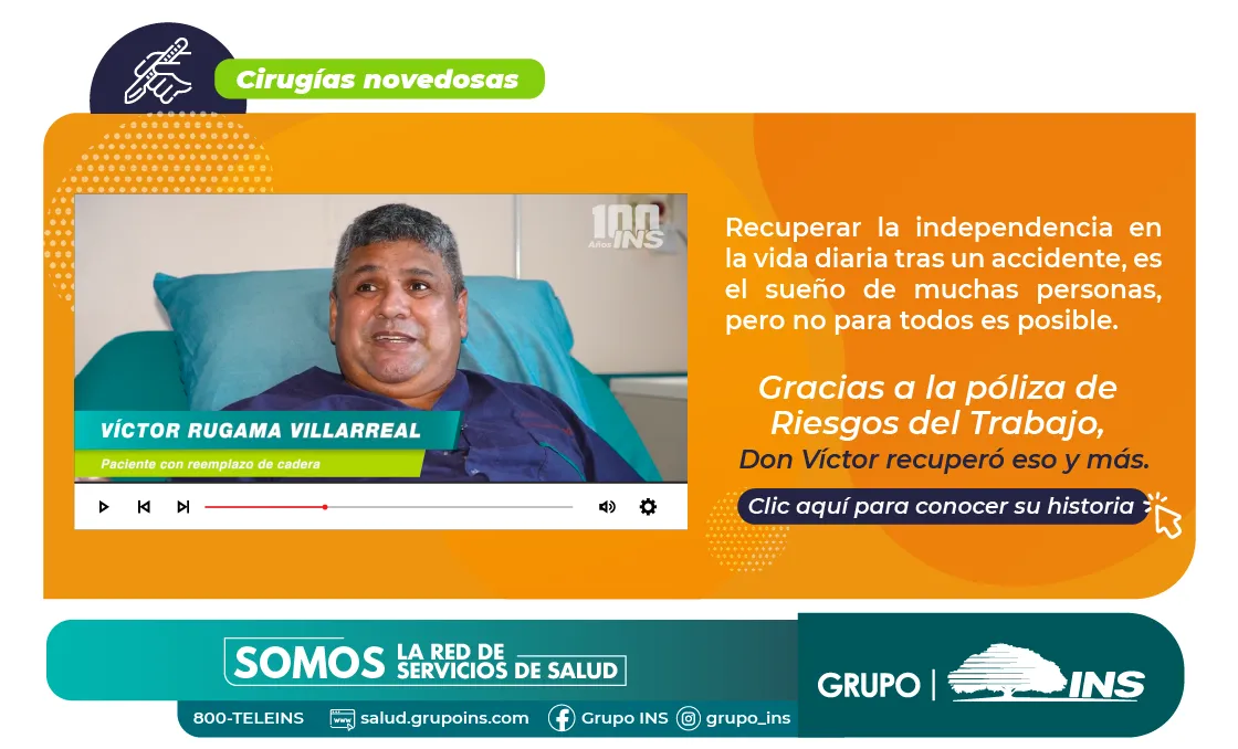 Testimonio paciente cirugía de cadera, clic para ingresar al video