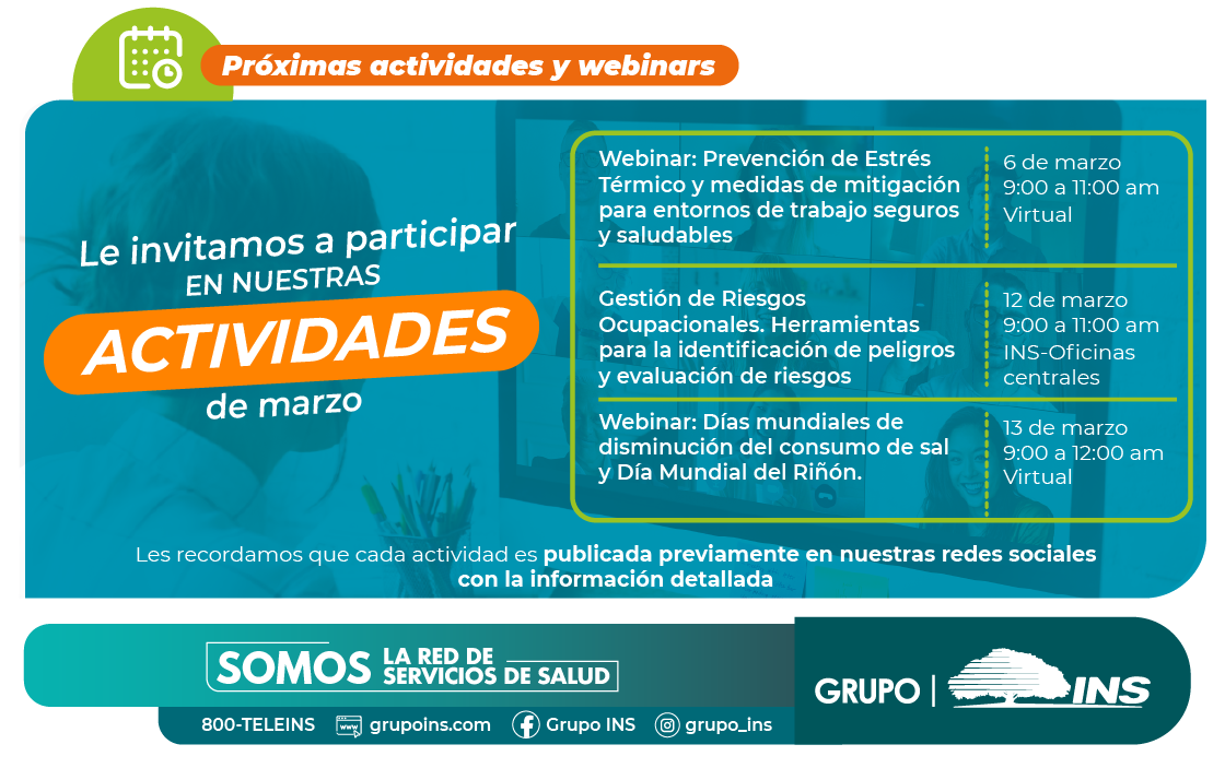 Actividades mes de marzo