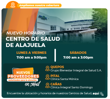 Horario Centro de Salud de Alajuela